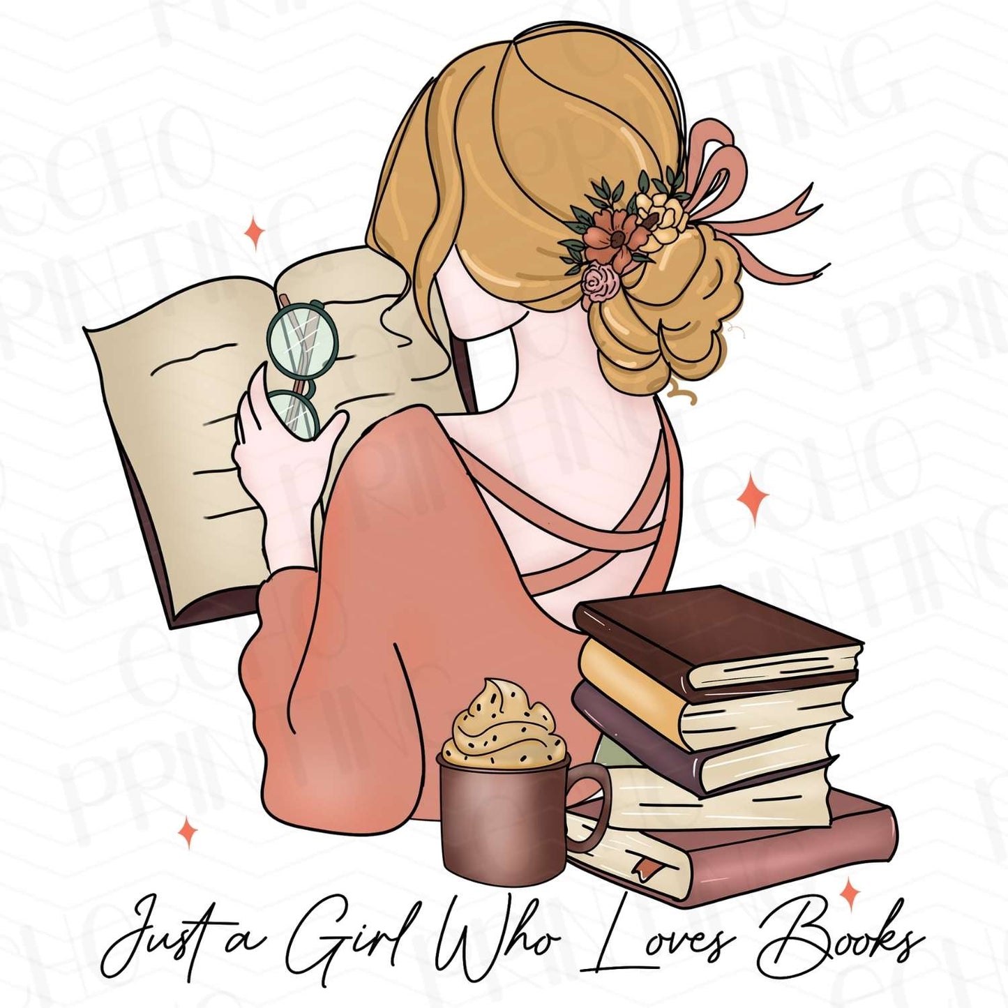 BKG 13 - GIRL LOVES BOOKS