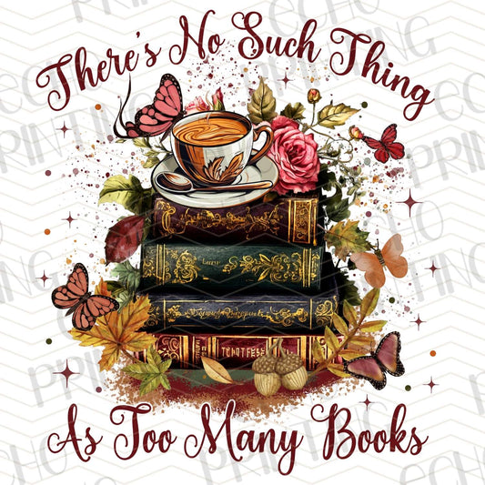 BK 157 - TOO MANY BOOKS? NEVER
