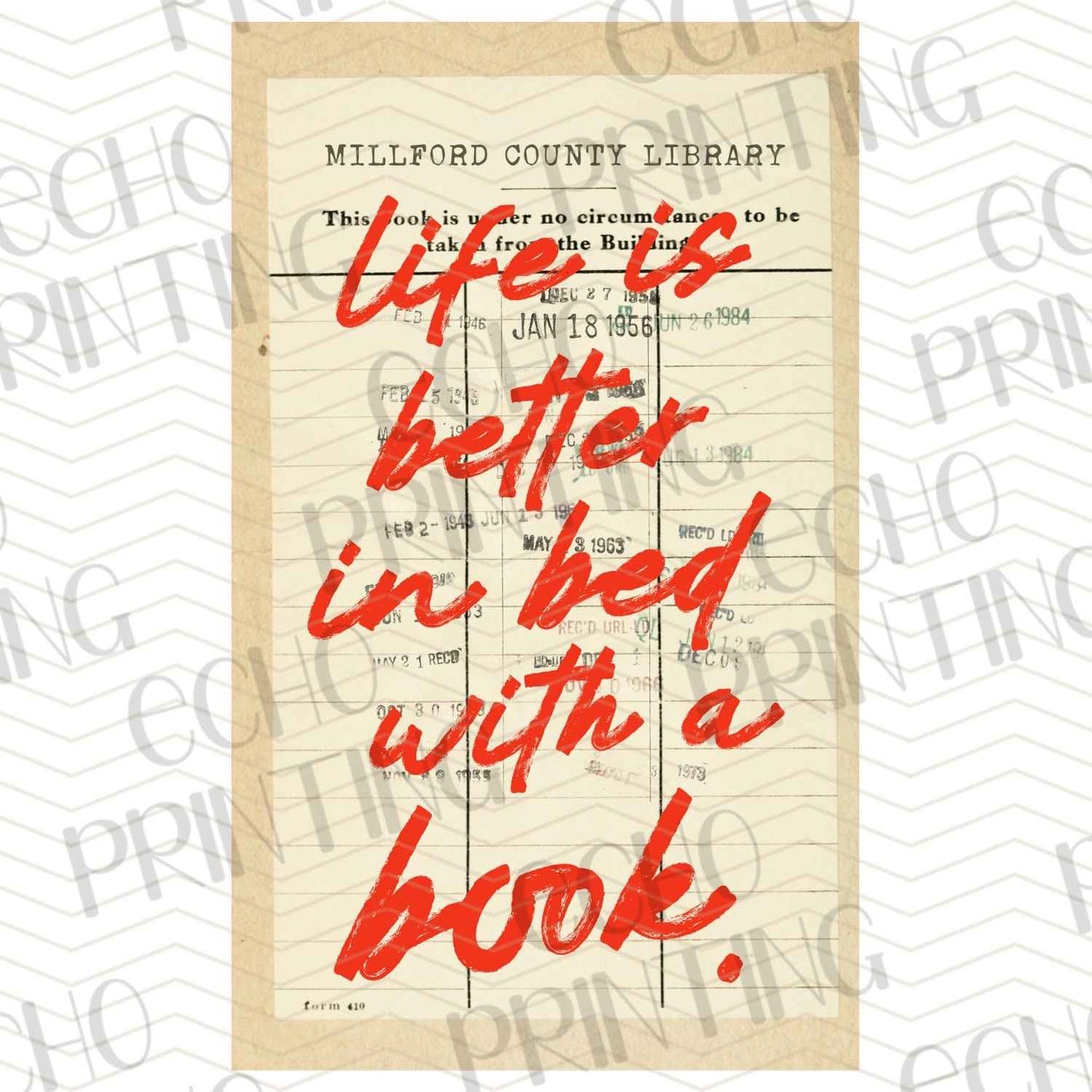 BKG 174 - LIFE IS BETTER WITH A BOOK