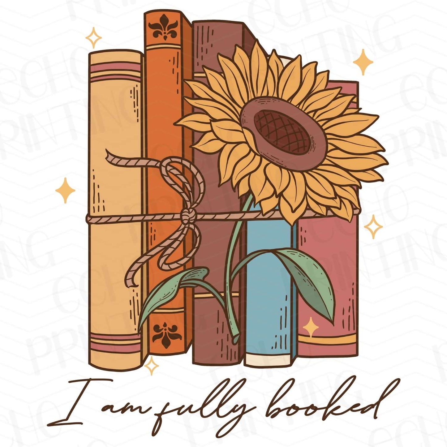 BKG 26 - SUNFLOWER BOOK STACK