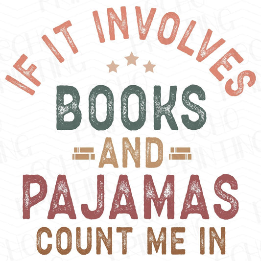 BKG 61 - BOOKS & PJS COUNT ME IN
