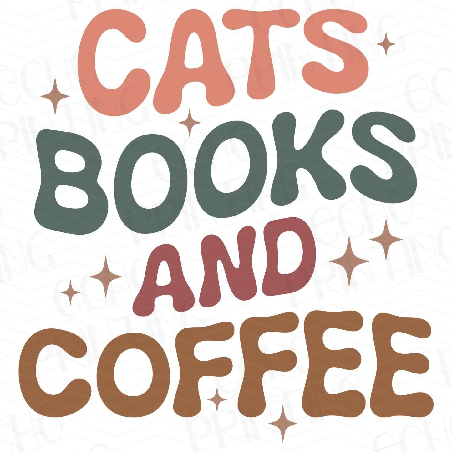 BKG 70 - CATS, BOOKS & COFFEE