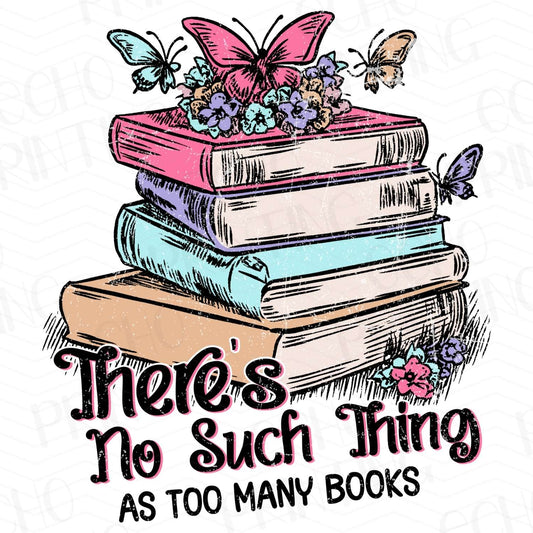 BK 89 - NEVER TOO MANY BOOKS