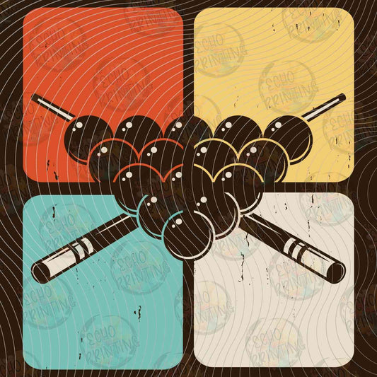 BLRDG 4 - POOL BALLS ART STYLE