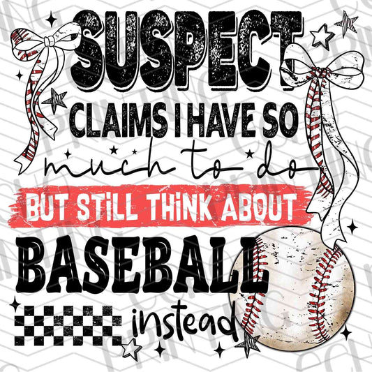 BSBG 13 - THINK ABOUT BASEBALL INSTEAD