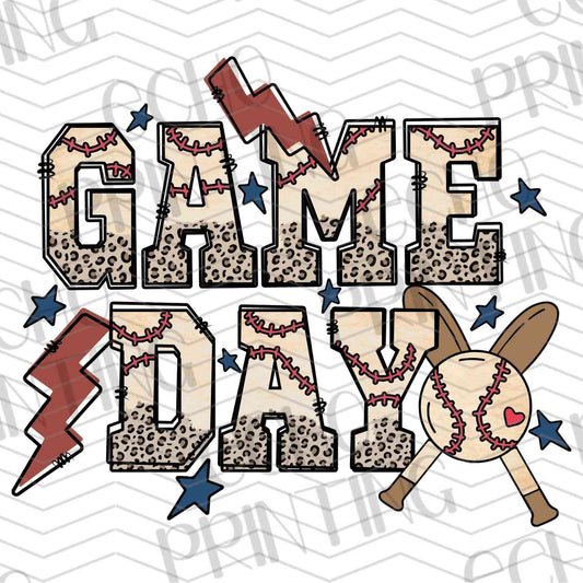 BSBG 15 - RUSTIC AMERICAN GAME DAY BASEBALL