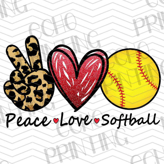 BSBG 196 - PEACE LOVE SOFTBALL