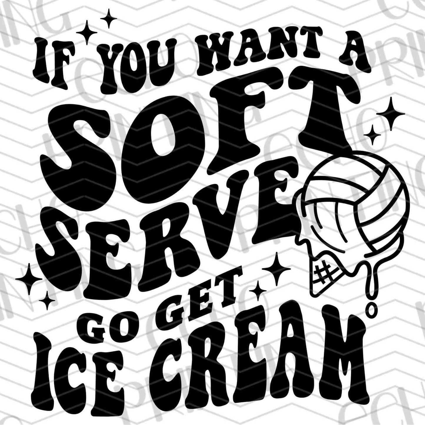 BSBG 22 - SOFT SERVE GO GET ICE CREAM BLACK