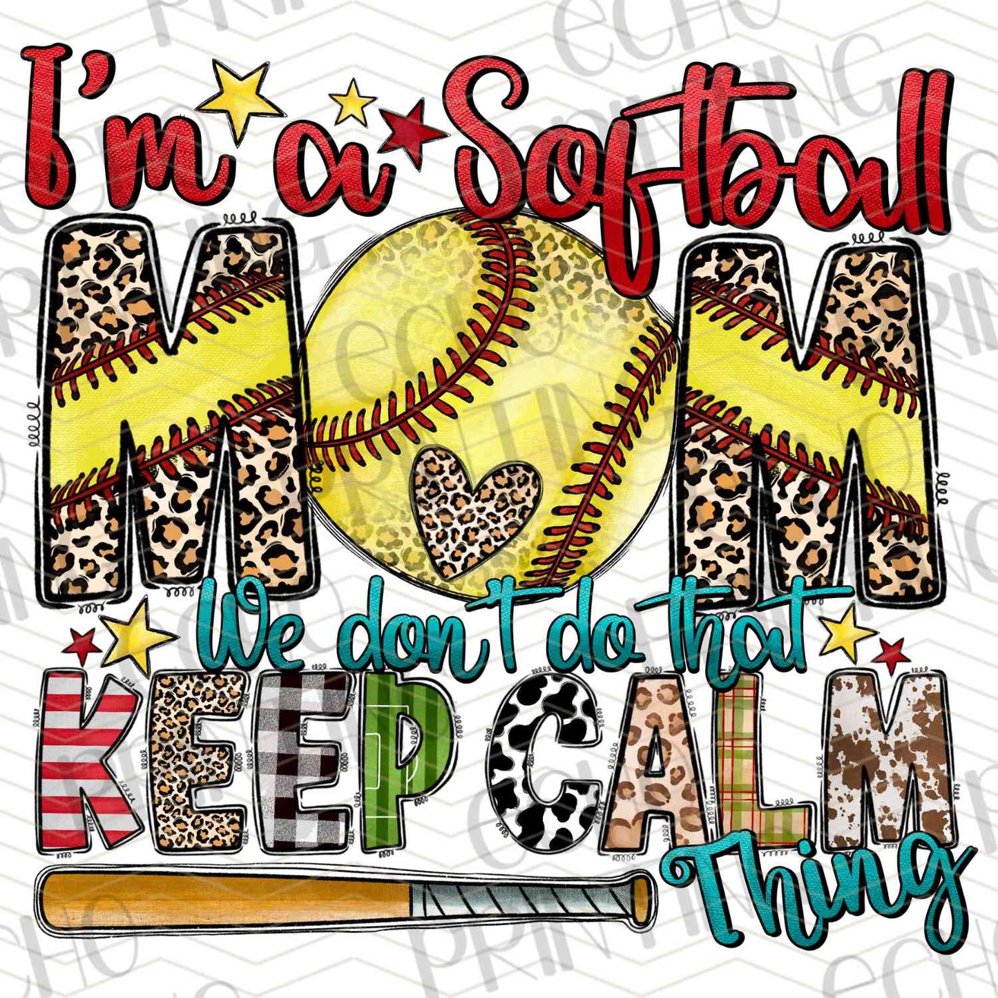 BSBG 267 – SOFTBALL MOM RETRO