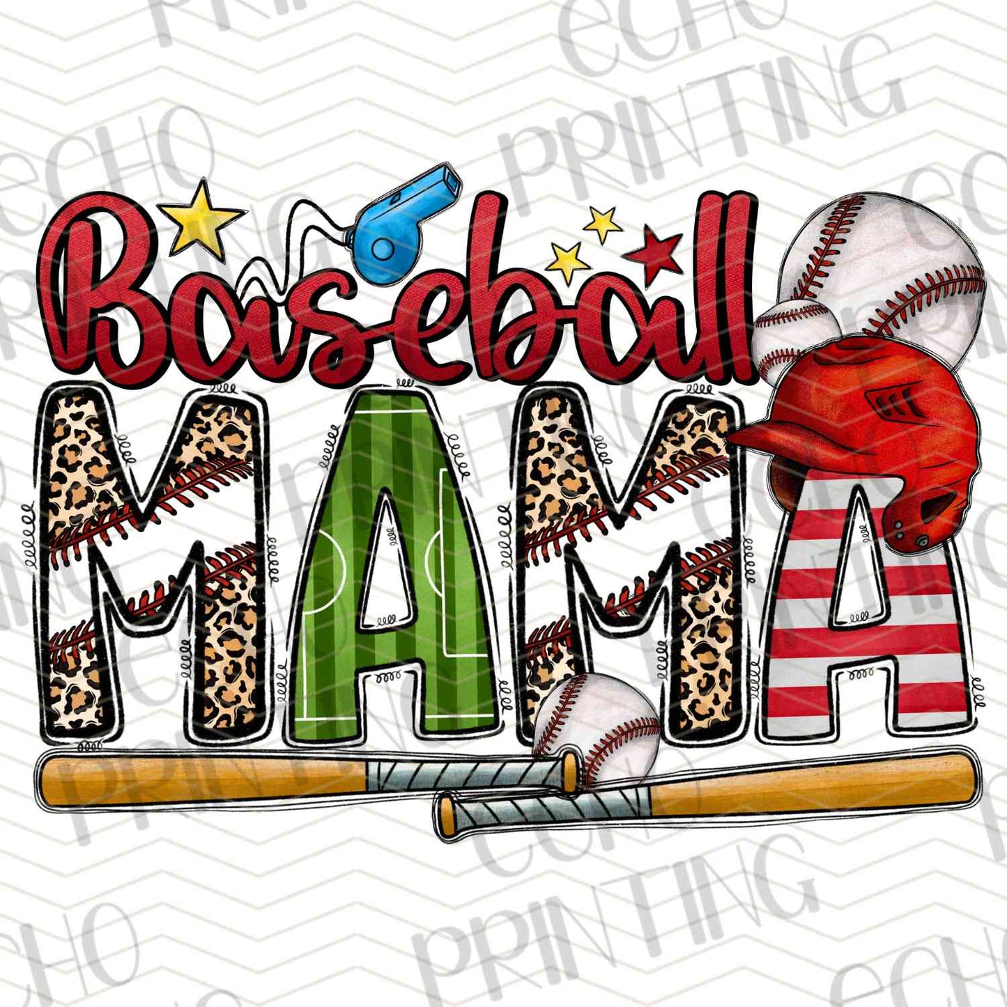 BSBG 277 – BASEBALL MAMA FLORAL