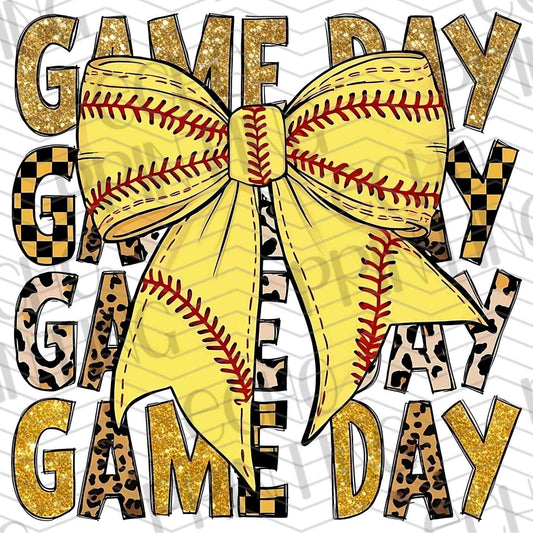 BSBG 2 - YELLOW BASEBALL BOW GAME DAY