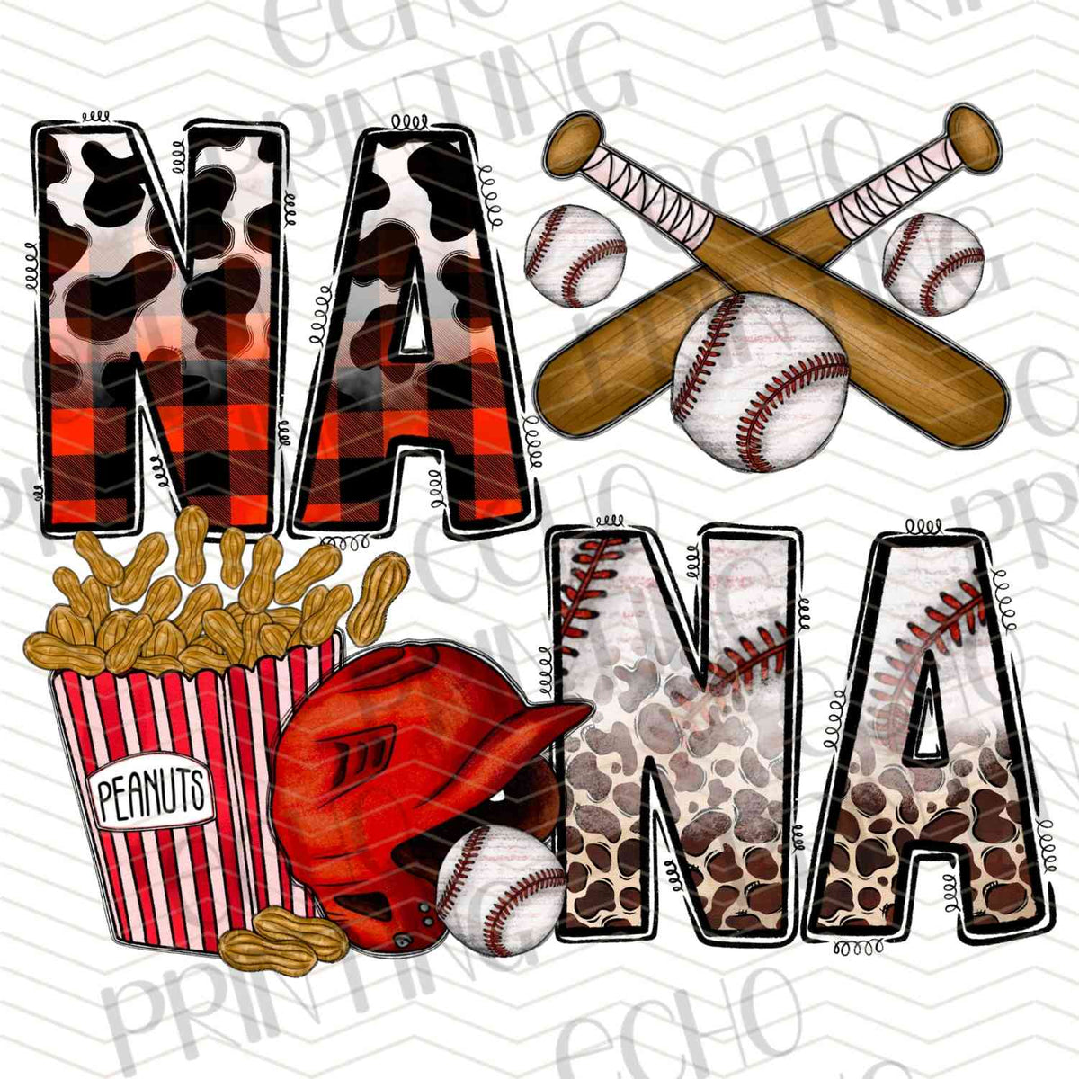 BSBG 306 - SOFTBALL MAMA HEART