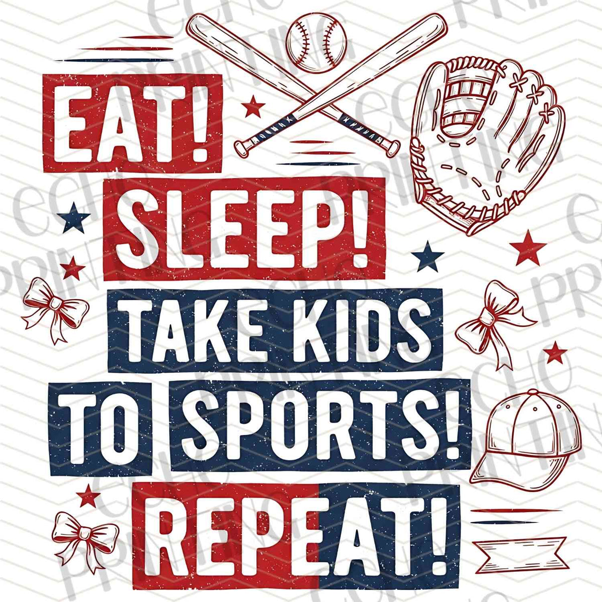 BSBG 325 - EAT SLEEP SPORTS REPEAT