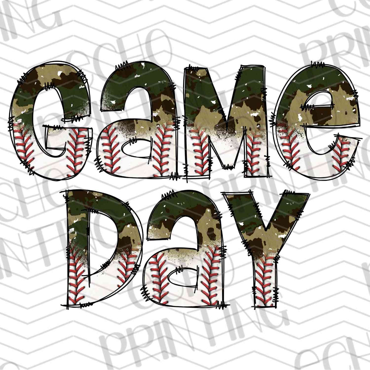 BSBG 35 - STITCHED BASEBALL TEXT GAME DAY