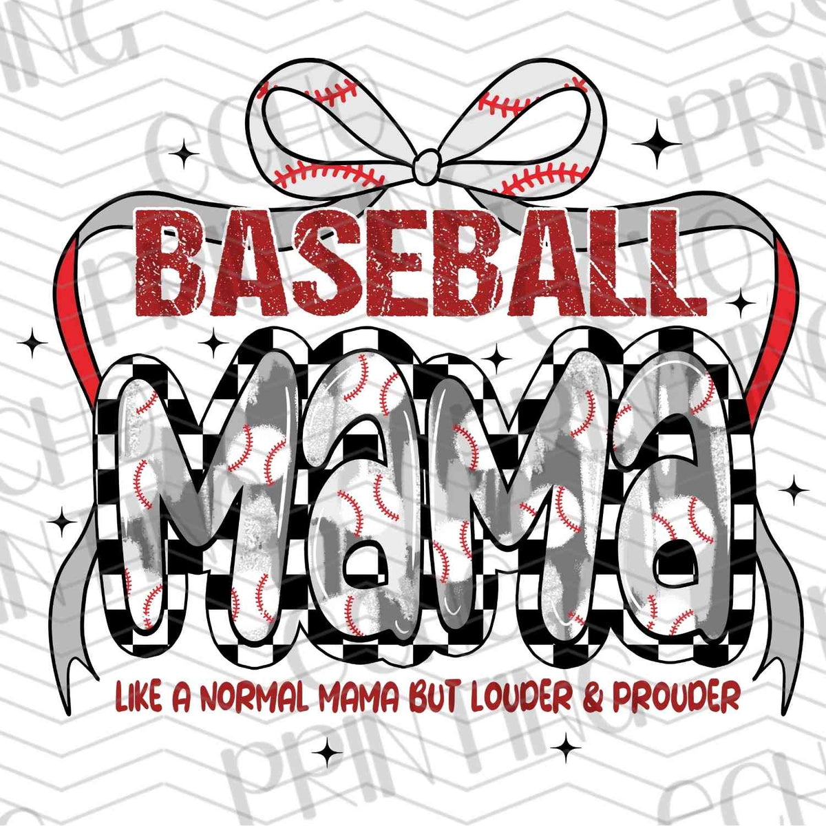 BSBG 40 - BASEBALL MAMA LOUD AND PROUD
