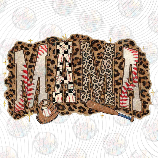 BSBG 469 - LEOPARD BASEBALL MOM