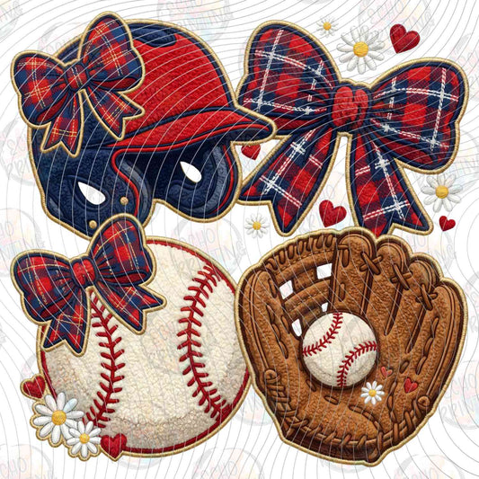 BSBG 474 - BASEBALL BOW AND GLOVE
