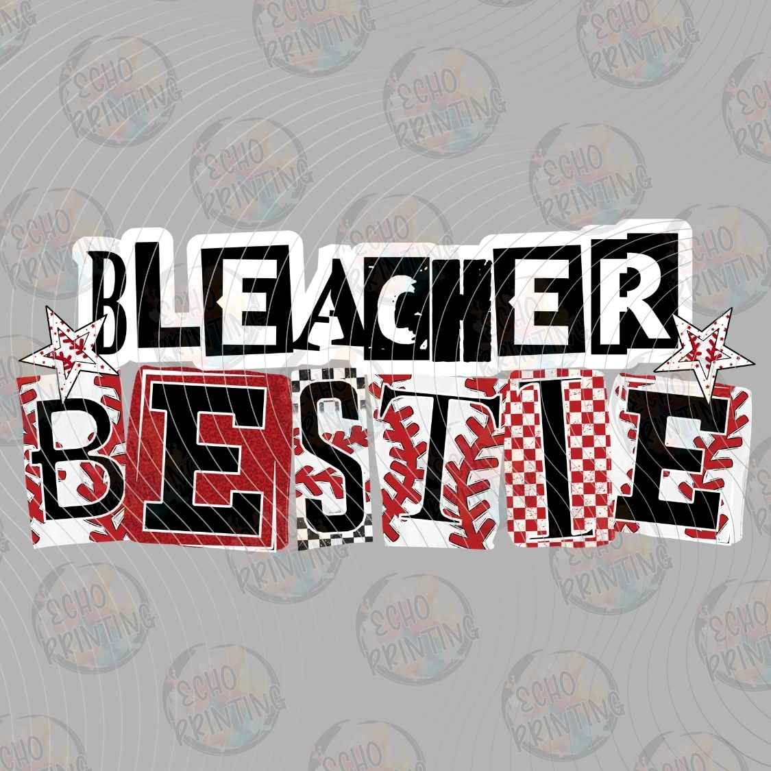 BSBG 664 - BLEACHER BESTIE BASEBALL MOM
