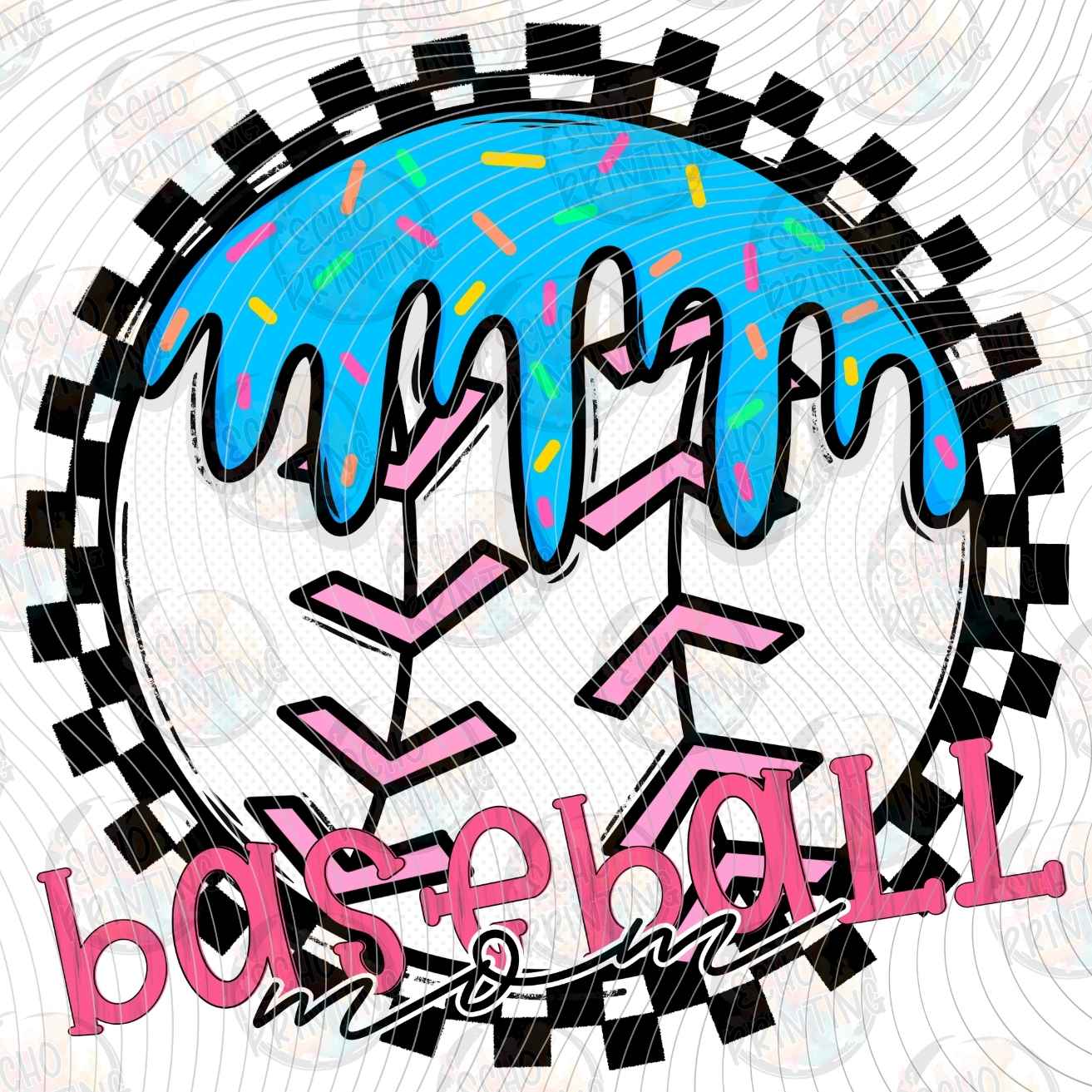 BSBG 715 - DRIP BASEBALL SMILEY