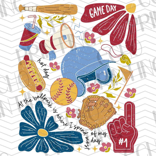 BSBG 81 – GAME DAY DOODLE COLLAGE