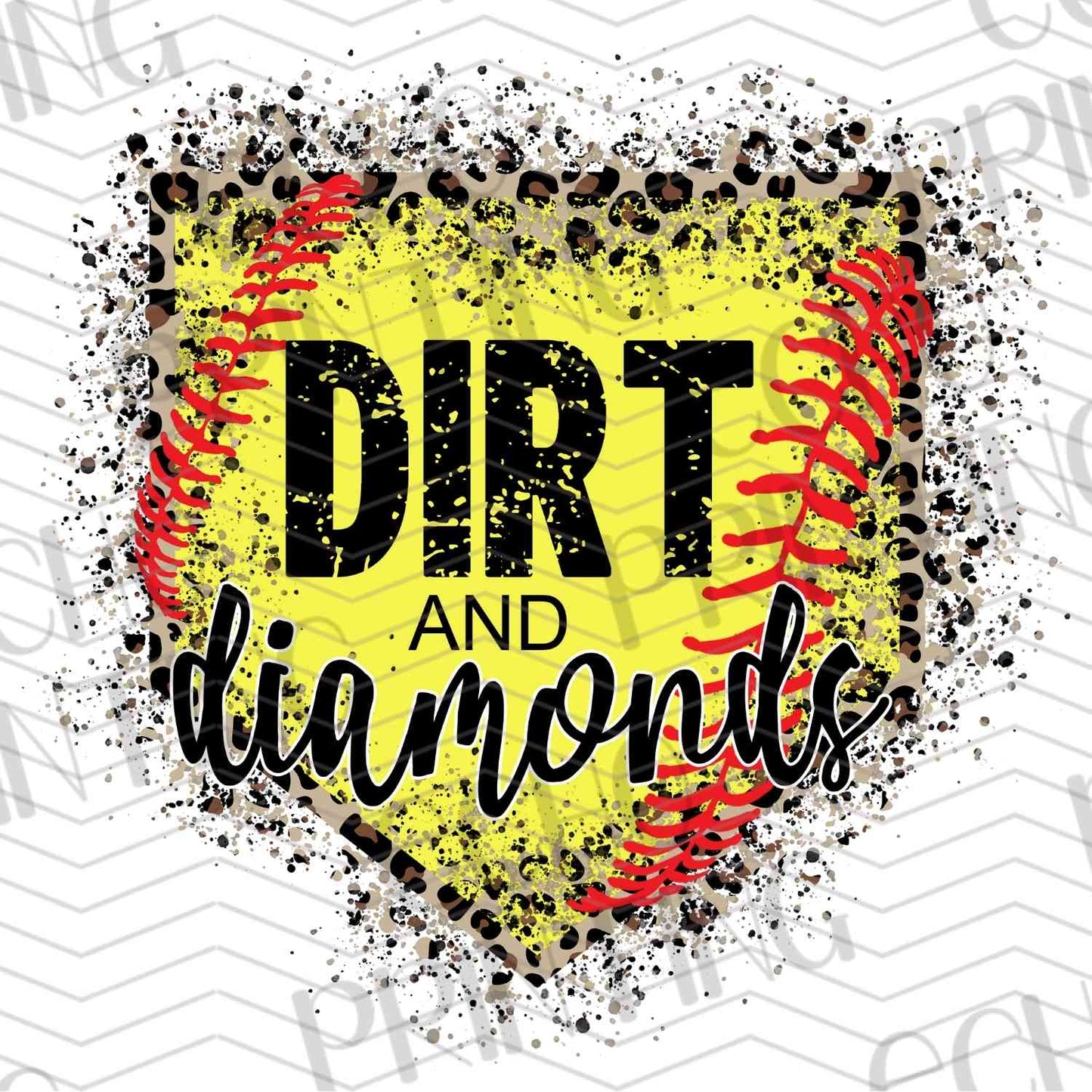 BSBG 95 – DIRT AND DIAMONDS SOFTBALL SPLATTER