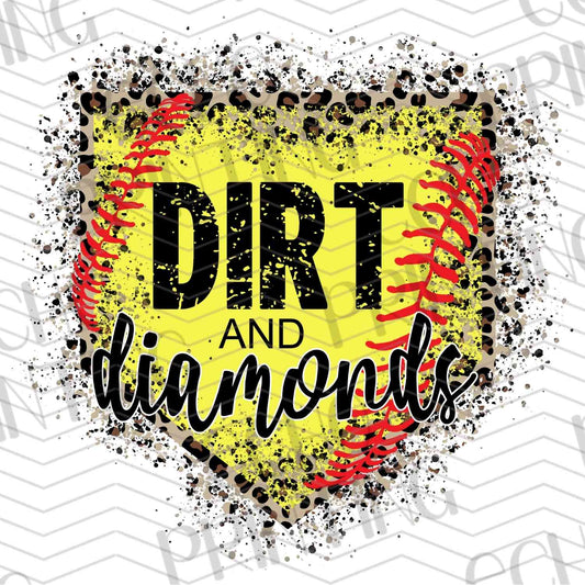 BSBG 95 – DIRT AND DIAMONDS SOFTBALL SPLATTER