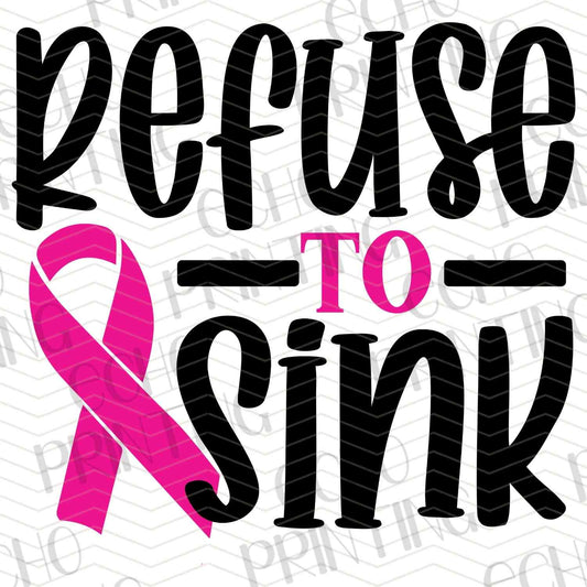BSCRA 100 – REFUSE TO SINK WITH PINK RIBBON