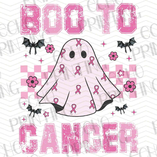 BSCRA 101 – BOO TO CANCER WITH GHOST AND RIBBON