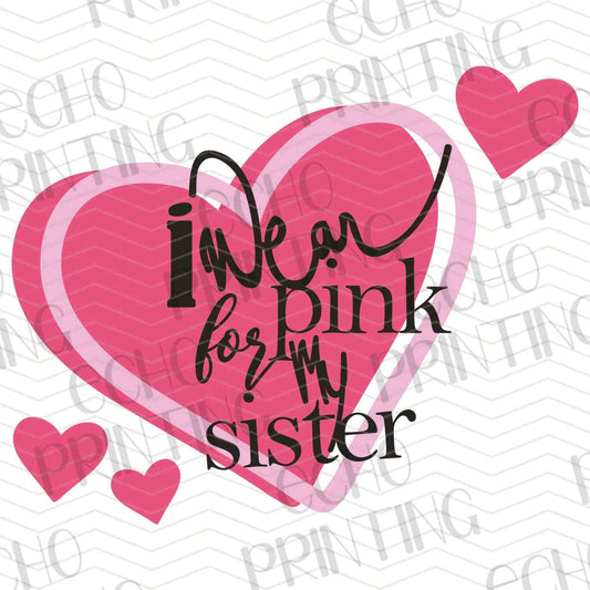 BSCRA 131 – I WEAR PINK FOR MY SISTER