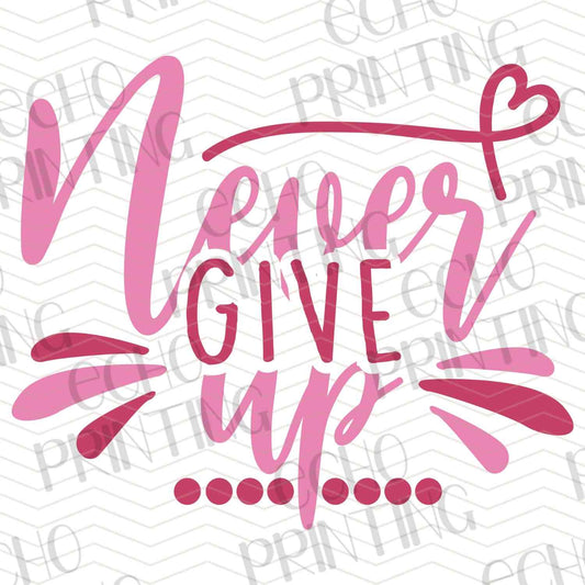 BSCRA 135 – NEVER GIVE UP