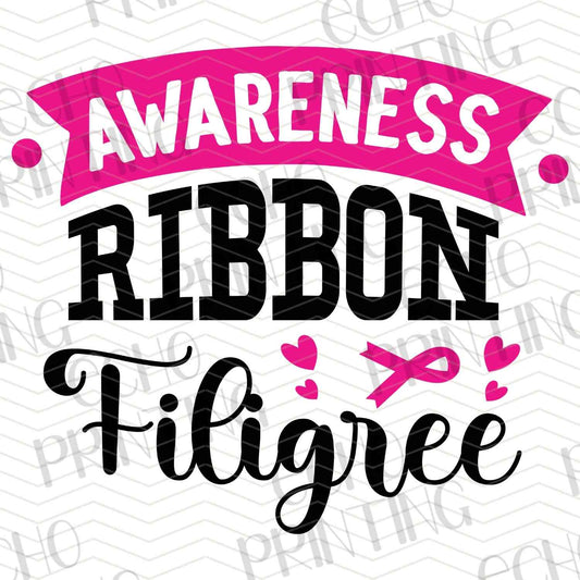 BSCRA 174 – AWARENESS RIBBON FILIGREE