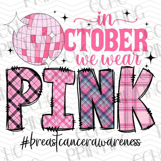 BSCRA 177 – IN OCTOBER WE WEAR PINK CHECKERED