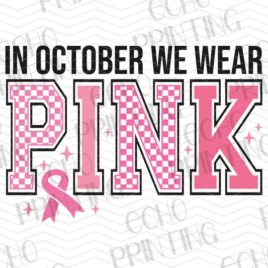 BSCRA 196 – IN OCTOBER WE WEAR PINK STRIPED