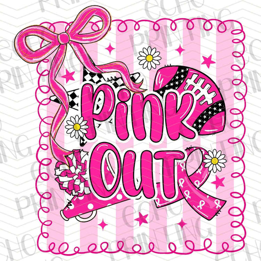BSCRA 19 – PINK RIBBON AWARENESS SIGN WITH BOW
