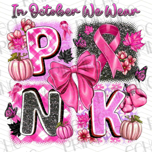 BSCRA 209 – IN OCTOBER WE WEAR PINK FLORAL