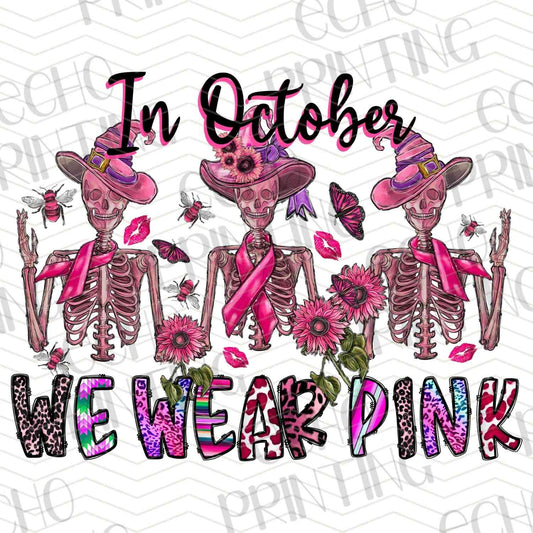 BSCRA 221 – IN OCTOBER WE WEAR PINK FLORAL