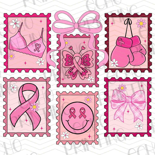 BSCRA 24 – PINK POSTAGE STAMP STYLE RIBBON
