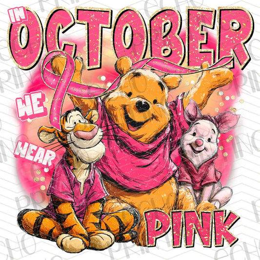 BSCRA 25 – OCTOBER WE WEAR PINK CUTE BEAR STYLE