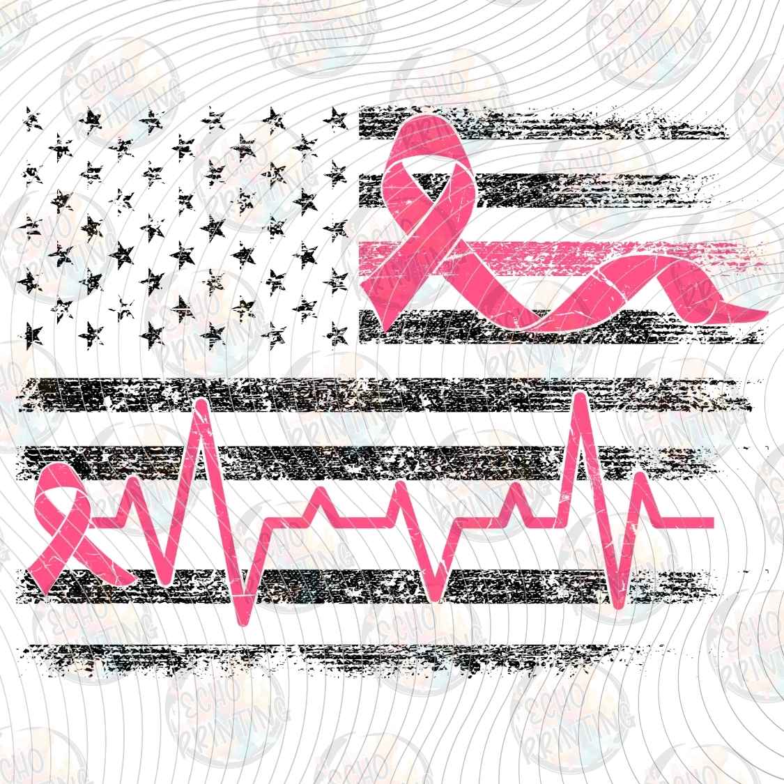 BSCRA 279 - PINK RIBBON HEARTBEAT HOPE