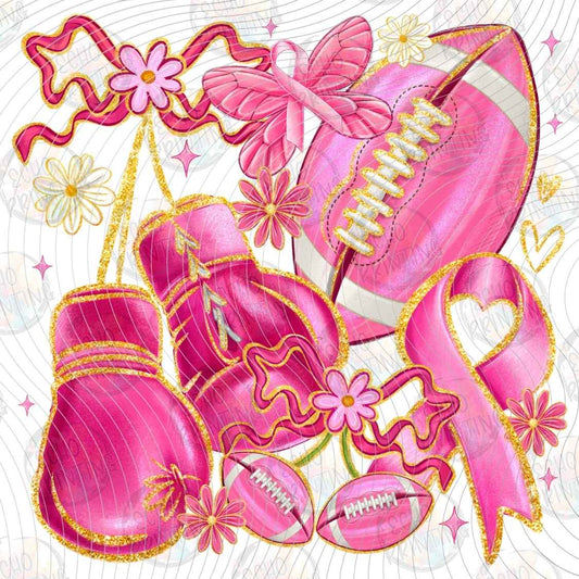 BSCRA 295 - PINK FOOTBALL AWARENESS COLLAGE
