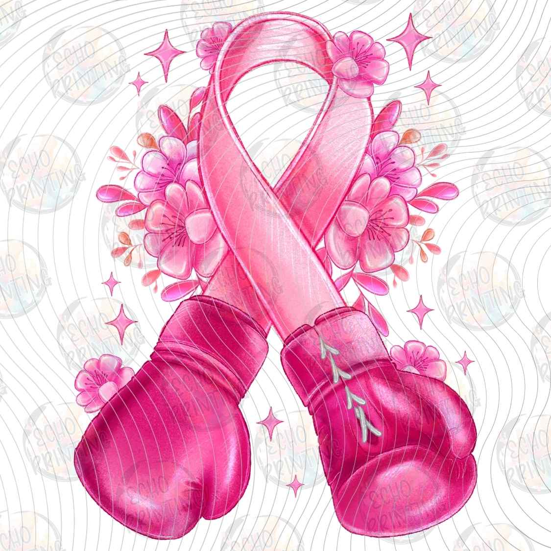 BSCRA 317 - PINK RIBBON BOXING GLOVES