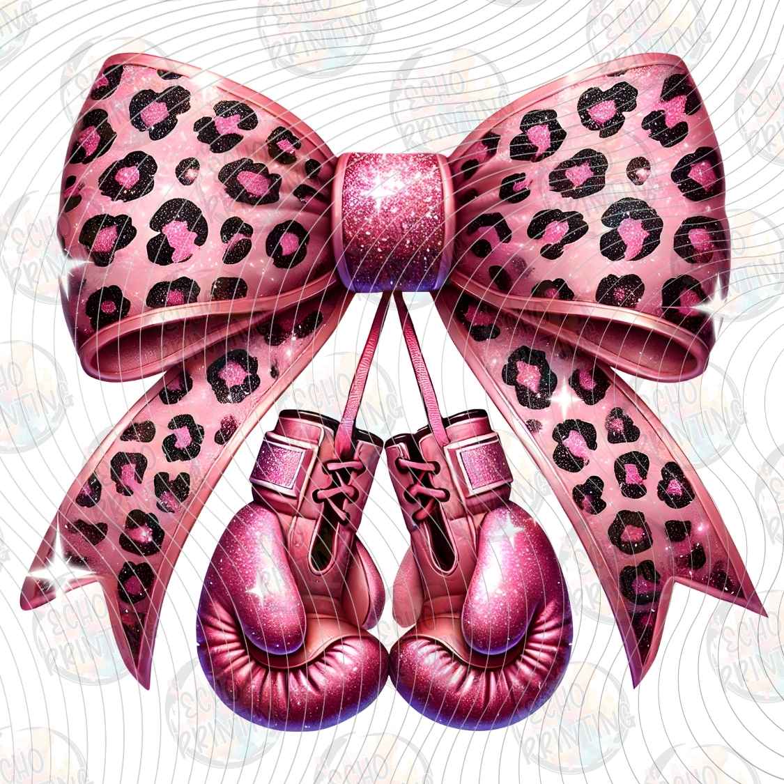 BSCRA 325 - LEOPARD BOW BOXING GLOVES