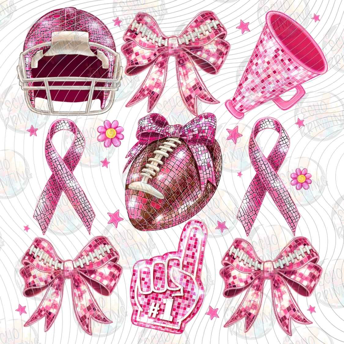 BSCRA 328 - FOOTBALL BREAST CANCER COLLAGE
