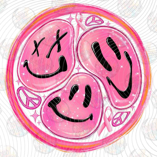 BSCRA 330 - BREAST CANCER SMILEY FACE