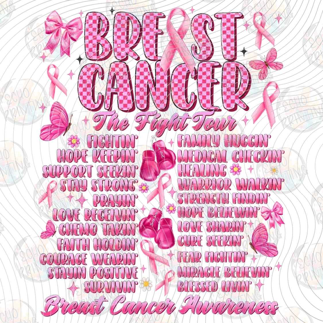 BSCRA 331 - BREAST CANCER WORD ART