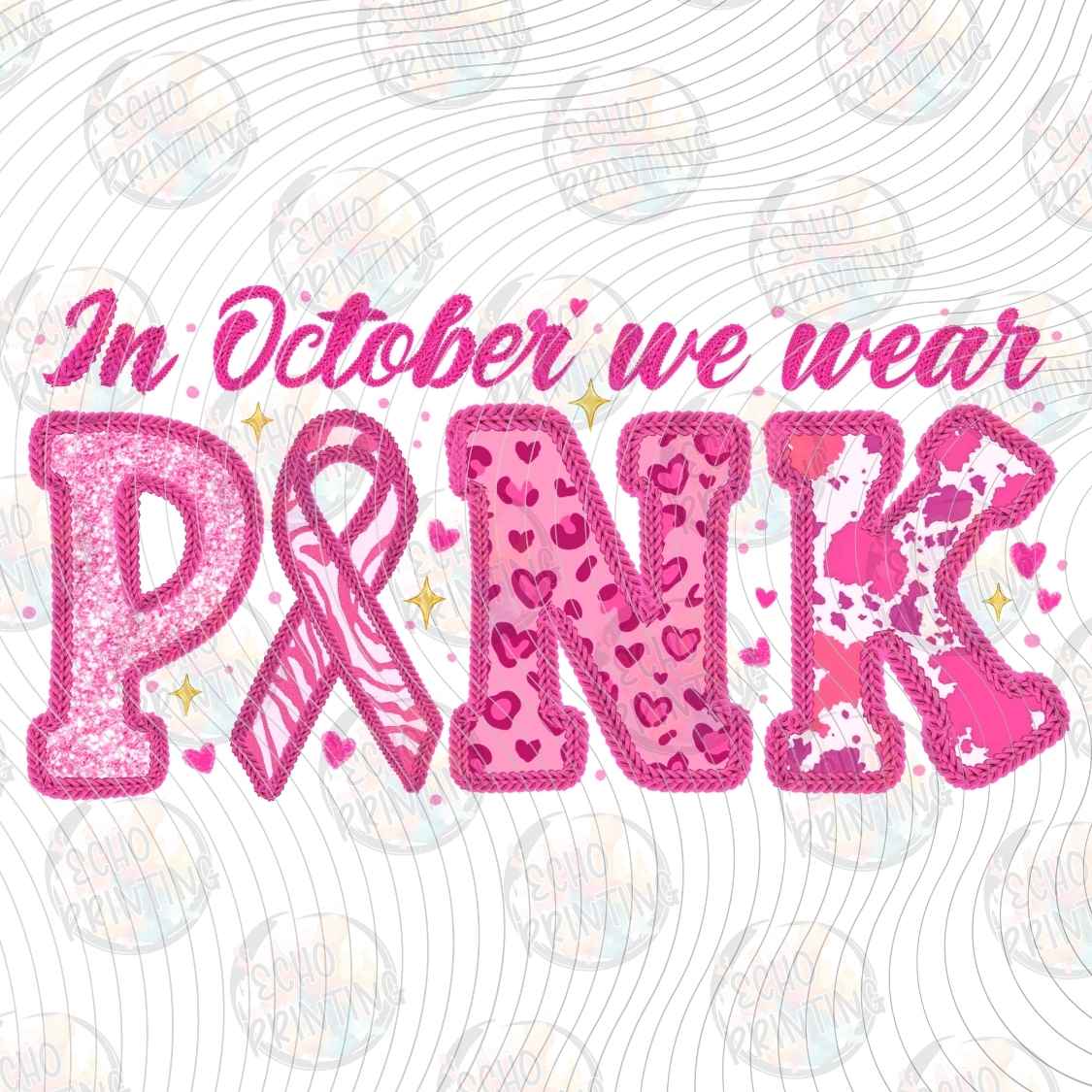 BSCRA 403 - IN OCTOBER WE WEAR PINK