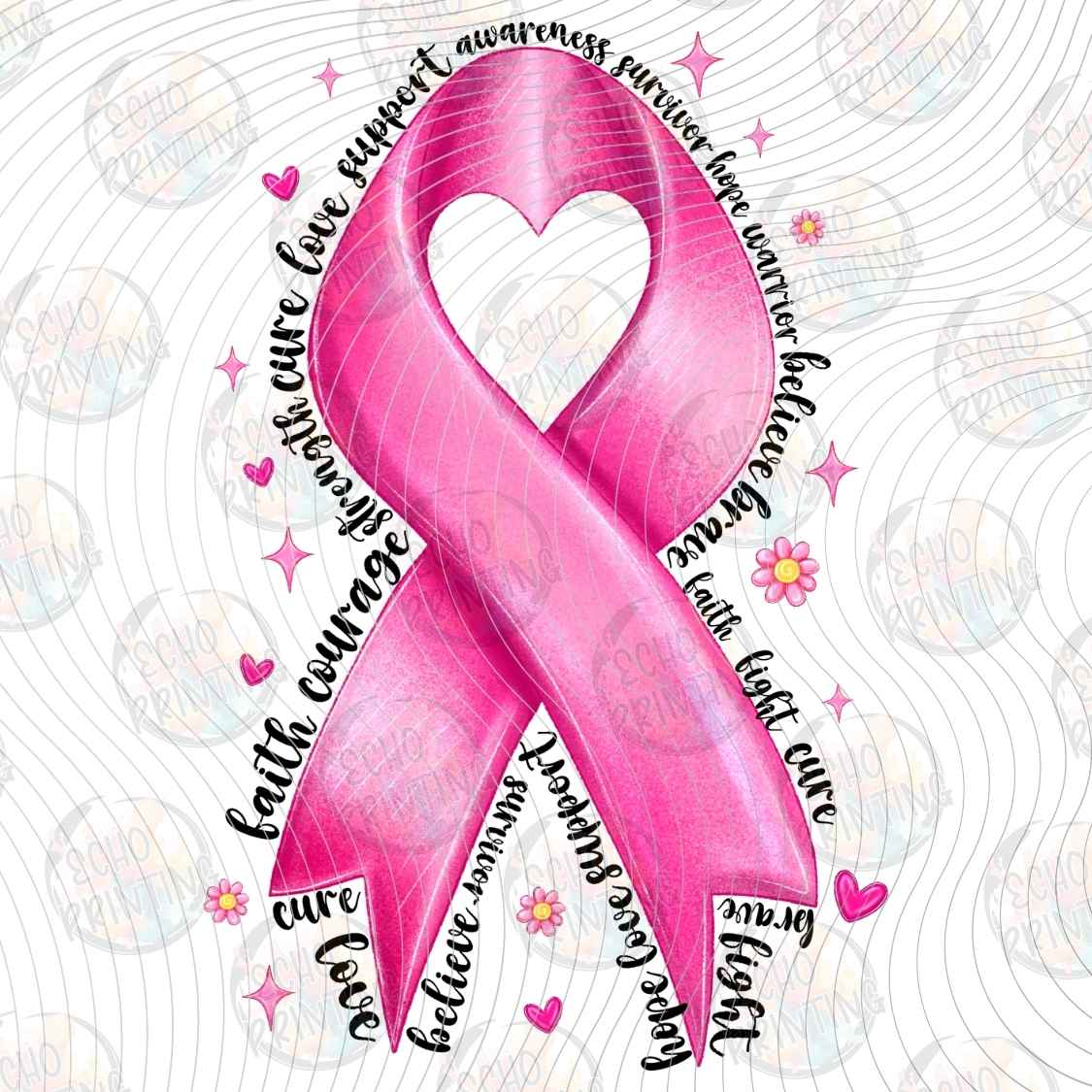 BSCRA 425 - PINK RIBBON AWARENESS ART
