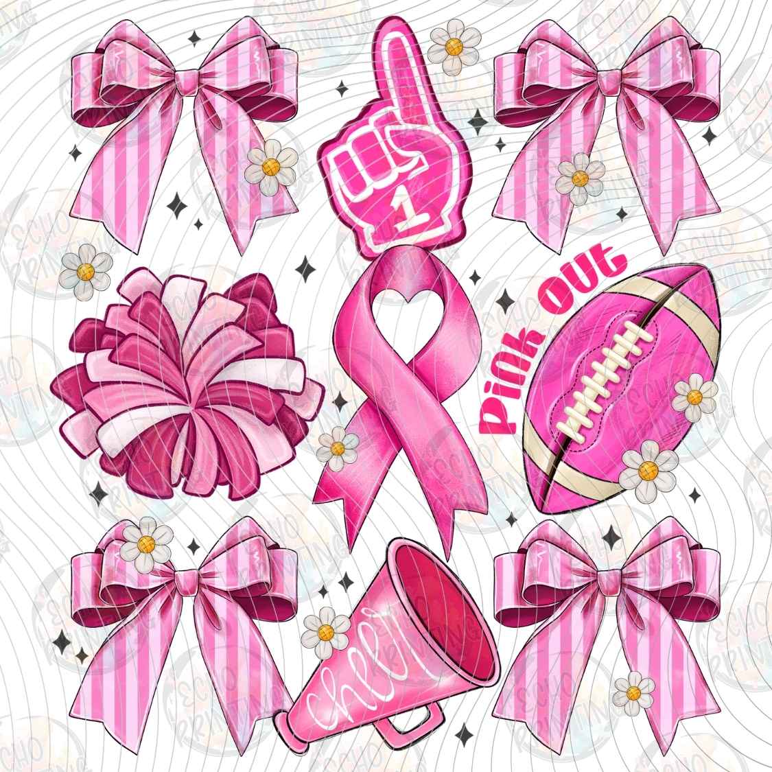 BSCRA 440 - PINK RIBBON ACCESSORY COLLAGE