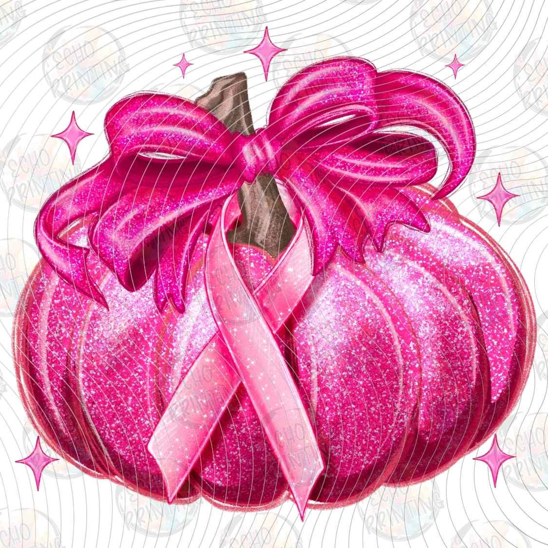 BSCRA 447 - PINK PUMPKIN BOW RIBBON