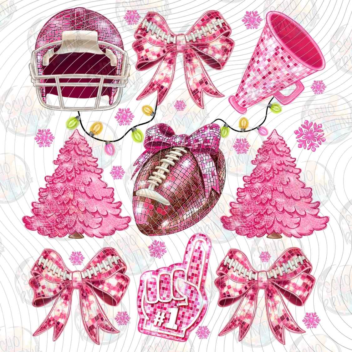 BSCRA 451 - FOOTBALL BREAST CANCER COLLAGE